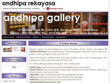 Tablet Screenshot of andhipa.com